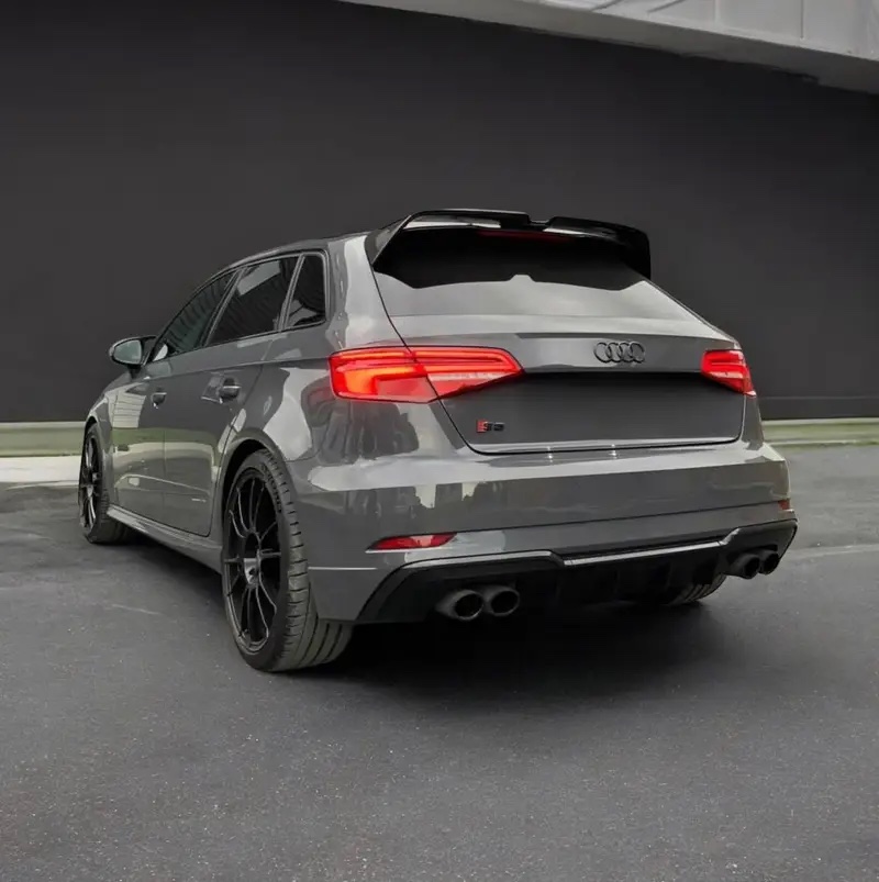 Gloss Black Audi RS3 8V/8V2 Hatch Oettinger Style Roof Spoiler 